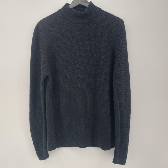 Valentino Wool Turtleneck Sweater Size Large Blue - Picture 1 of 14